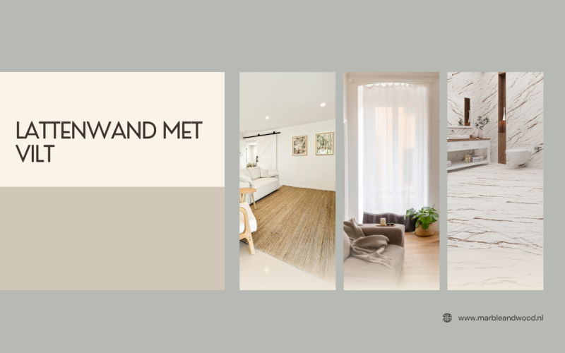 Lattenwand met Vilt: De Interieurtrend die Design en Geluidscomfort Samenbrengt